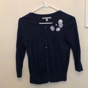 Cardigan with flowers